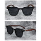 Trendy Retro Wood Grain Unisex Polarized UV Protection Sunglasses