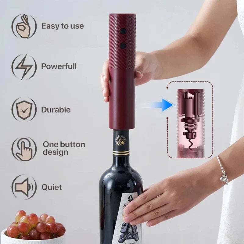 Electric Rechargeable Automatic Powerful Wine Bottle Opener