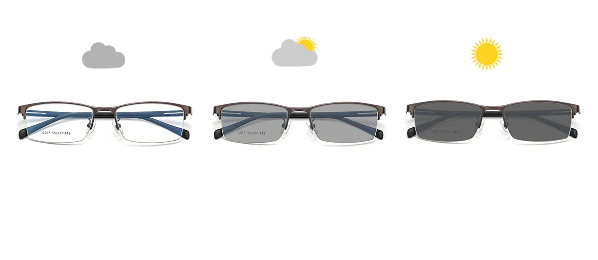 Ultra-Light Photochromic Crystal-Clear Vision Reading Glasses