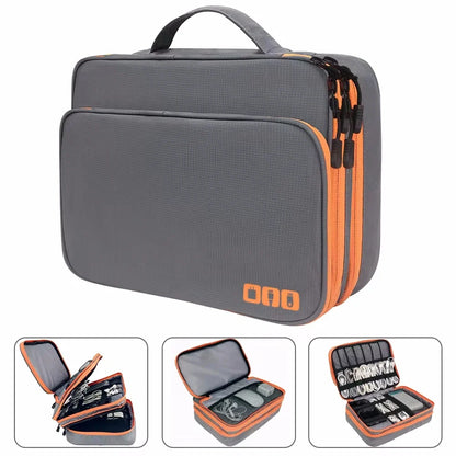SmartPack – A three-layer Padded Multi-Compartment Waterproof Tech Organizer