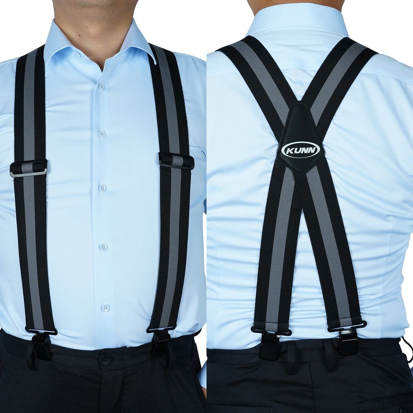 Heavy Duty 2-inch Wide Adjustable Elastic Ultimate-Durability Suspenders