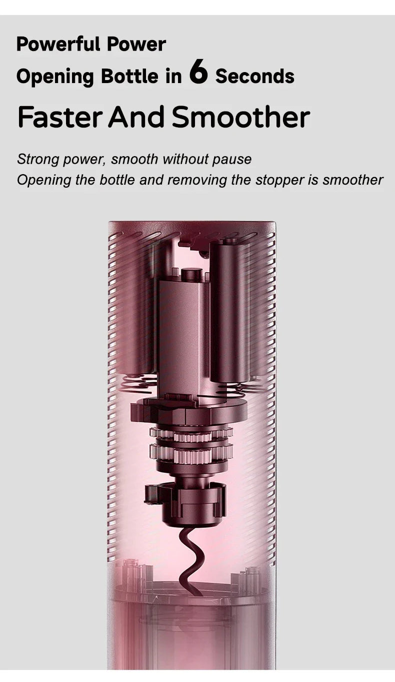 Electric Rechargeable Automatic Powerful Wine Bottle Opener