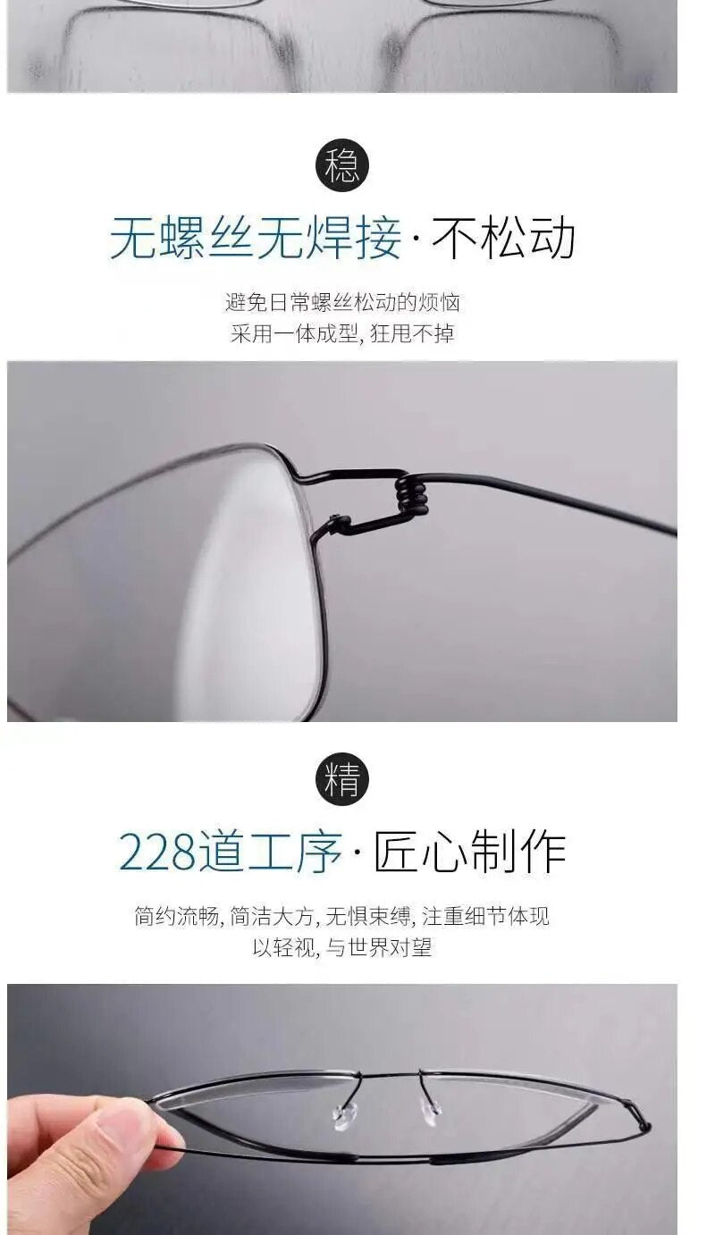 Ultralight- 5g- Anti Blue Light Rimless Reading Glasses