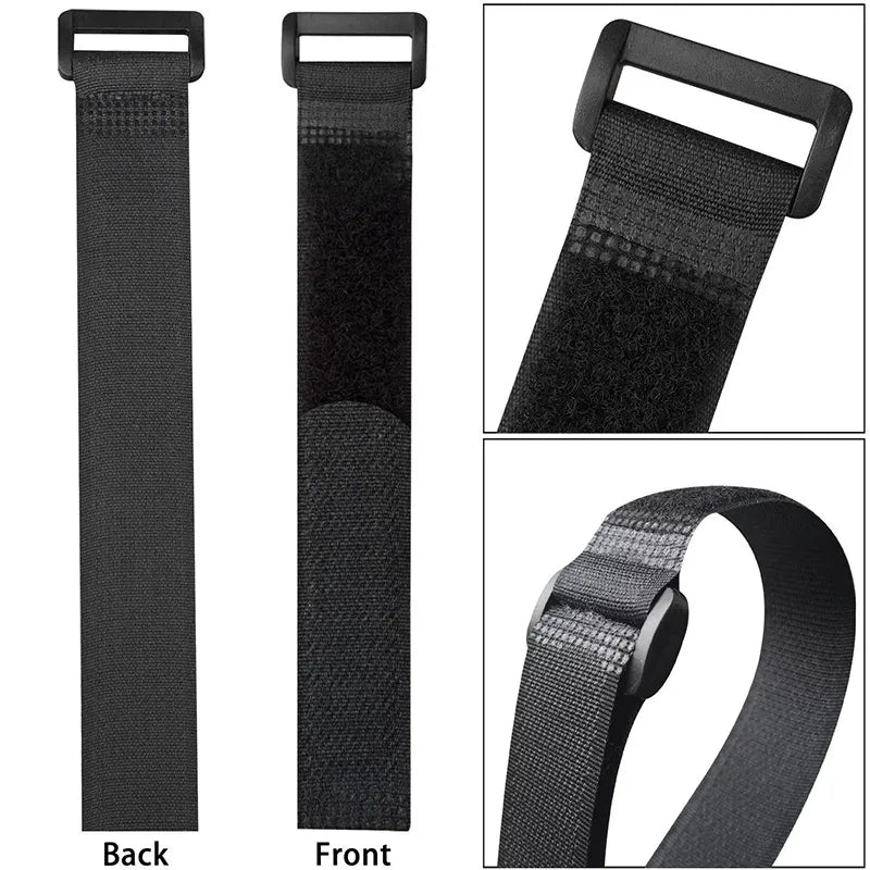 Reusable Durable Hook & Loop Organizer Straps (10pcs)