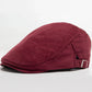 Vintage Corduroy Front and Back Wear Newsboy Flat Cap
