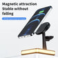 Magnetic 4 in 1 Wireless Fast Charging Dock Station For iPhone Apple watch & Airpods