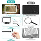 Handheld High Clarity 5X Magnifying Foldable Reading Magnifier With 48 LED Lights