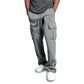 Men's Loose Fit Multi-Pocket Sweatpants