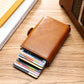 DoubleDeck 14 Cards Quick Pop-Up Access RFID Protection Mini Wallet
