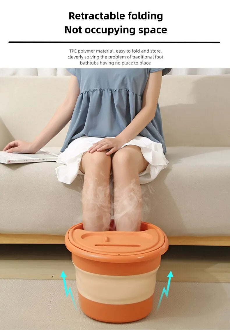 Foldable Easy Storage Acupuncture Foot Soak Tub