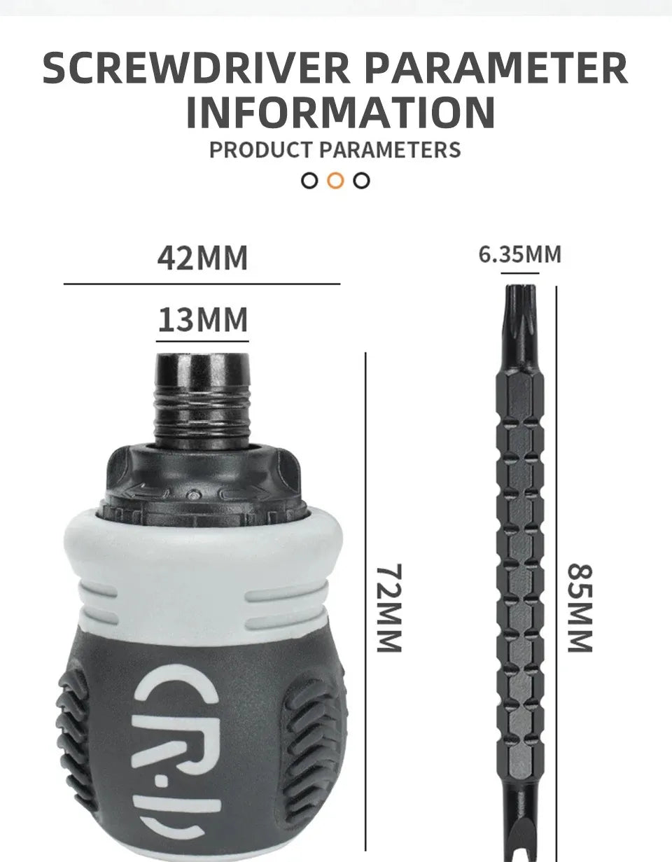 Telescopic Magnetic 13 In 1 Mini Ratchet Precision Screwdriver