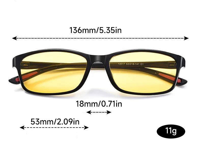 Ultra-Light Photochromic Day and Night Driving Sunglasses