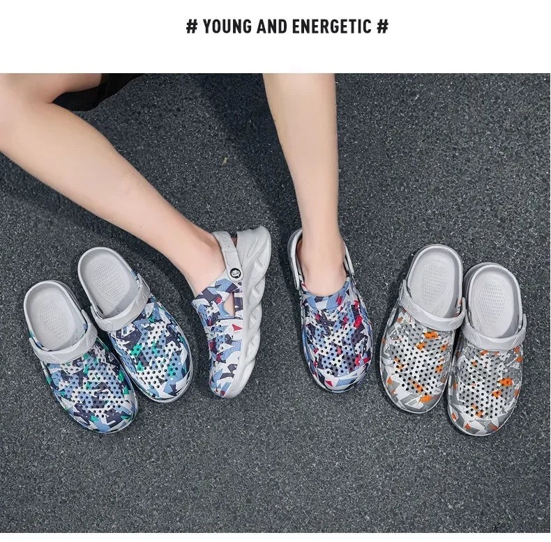All-Day Comfort 2 in 1 Lightweight Anti-Slip Waterproof Breathable EVA Sandals