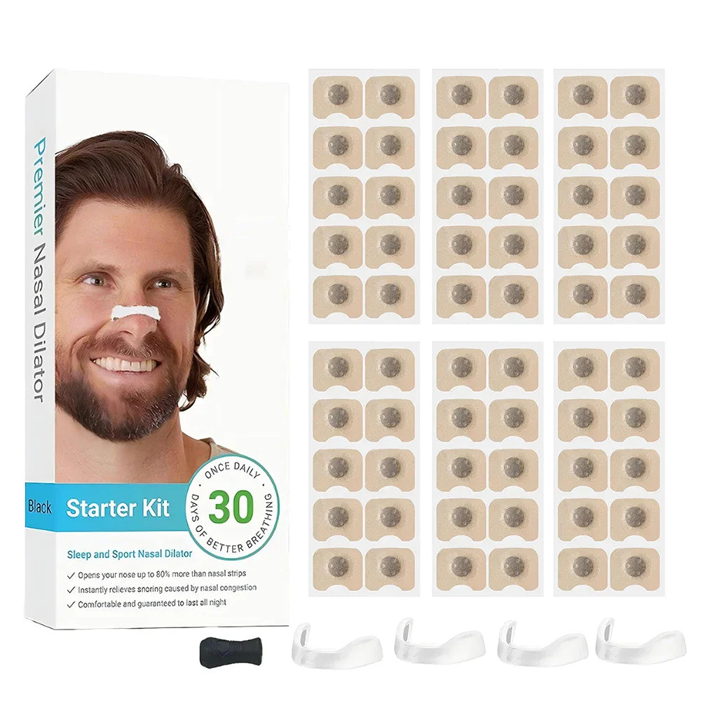 Smart Magnetic Nasal Breathing Dilators for Snoring Relief and Airflow Support