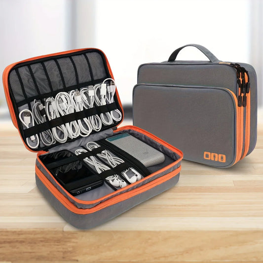 SmartPack – A three-layer Padded Multi-Compartment Waterproof Tech Organizer