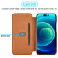 LuxeGuard Slim & Lightweight Flip Wallet Case for iPhone with Kickstand