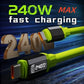Super Fast 240W 6A High-Power Universal Charging / Data Cable With HD Digital Display