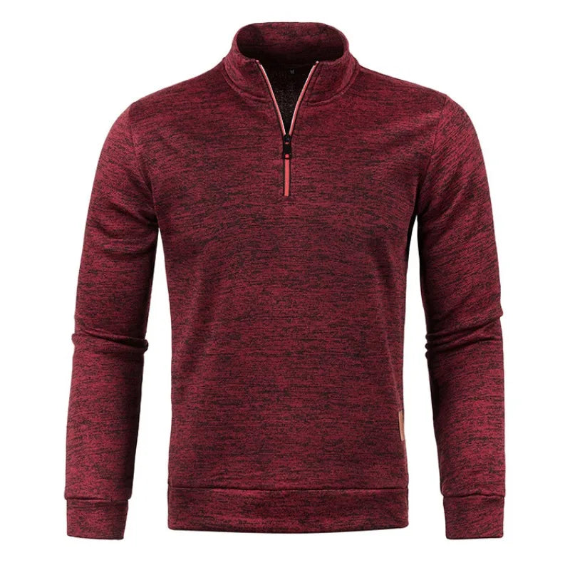 Easy-Wear Warm Half-Zip Men’s Pullover