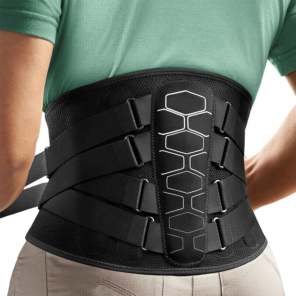 Lower Back & Lumbar Support Brace – Pain Relief for Sciatica, Herniated Discs and Scoliosis
