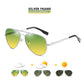 Polarized Photochromic Day/Night Pilot Sunglasses