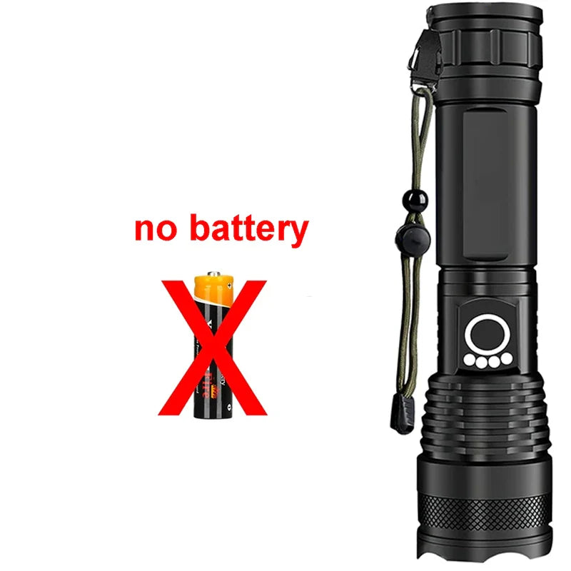 Ultra -Powerful Telescopic Zoom Impact Resistant LED Flashlight