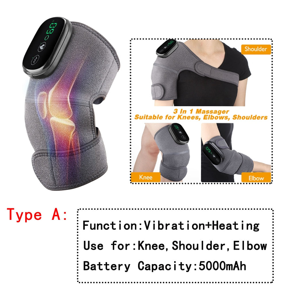 Heating & Vibration Shoulder/Knee/Elbow Physiotherapy MultiMassager