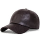 Premium Faux Leather Vintage Design All-Season Leather Adjustable Baseball Cap