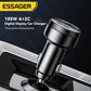 Essager 105W Triple-Port Fast Car Charger with Digital Display (USB + Dual Type-C PD/PPS)