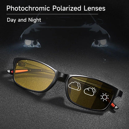 Ultra-Light Photochromic Day and Night Driving Sunglasses