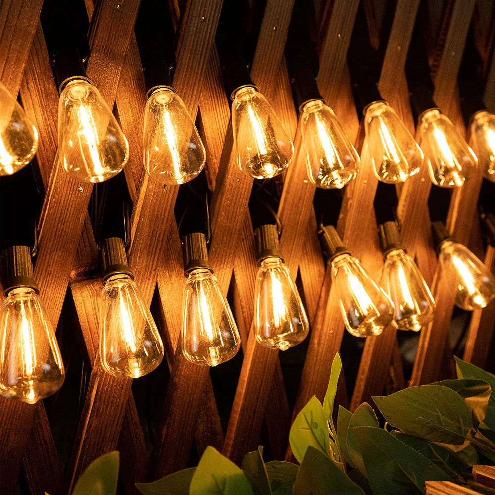 Vintage Style Shatterproof & Waterproof Garden Led String Lights