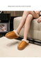 Thick Supportive Sole Lightweight Consistent Temperature Insulation Unisex  Winter Slippers