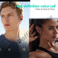 Bone Conduction Noise Canceling Clip-on Ear Pain Free Design Earphones