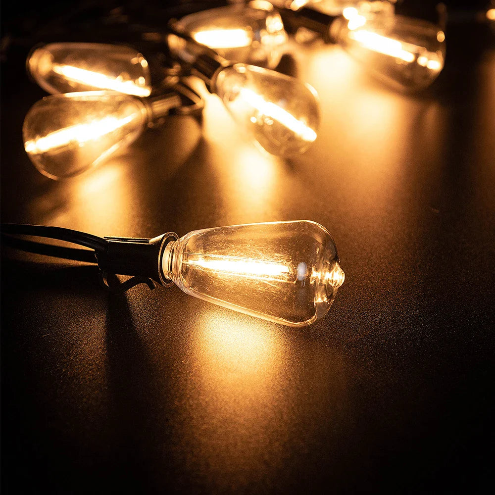 Vintage Style Shatterproof & Waterproof Garden Led String Lights