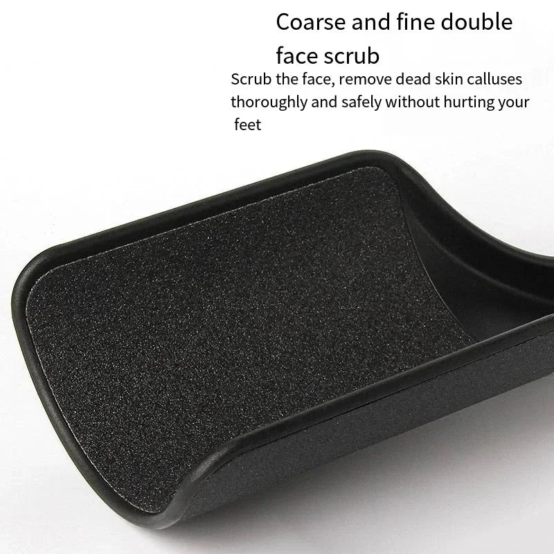 Double-Sided (Thick and Fine Grits) Design Ergonomic Foot File & Callus Remover