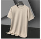 Summer 3D Waffle-Knit Crew Neck T-Shirt – Breathable & Soft
