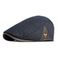 Spring & Autumn Adjustable Retro Flat Cap with Side Triangle Accent