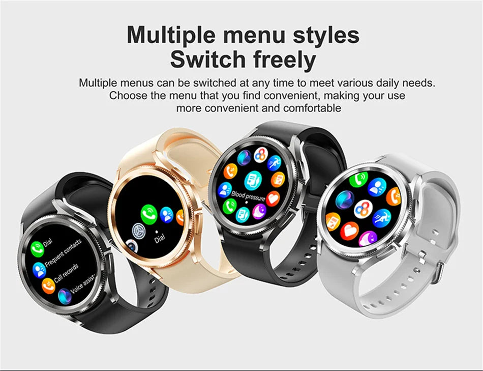 Classic Bluetooth Call Health Monitoring Smartwatch For Android & iOS