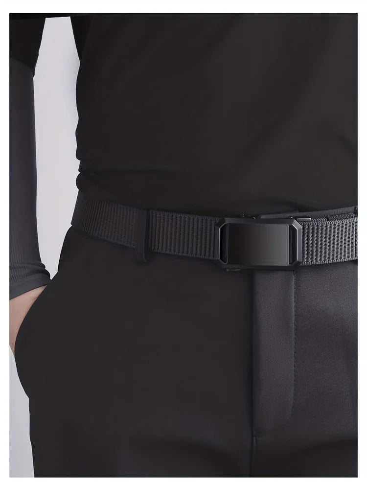 Quick Release Genuine Metal Buckle Tactical Style Soft Nylon Belt