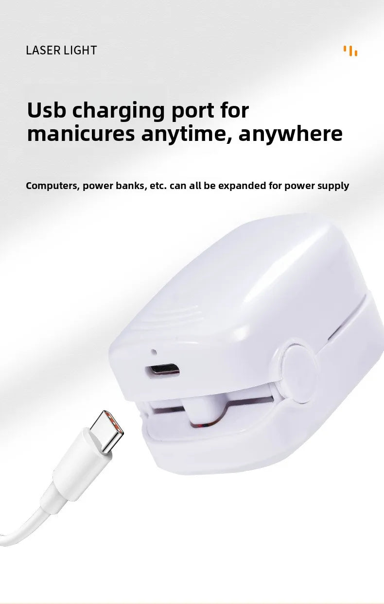 Rechargeable Infrared + Blue Light Fingernails & Toenails Fungus Treatment Device