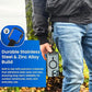 DropGuard Retractable Anti-Drop & Loss Carabiner Clip Attachment Phone Holder