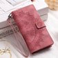 Full Screen Protection Deluxe Zipper Wallet Case with Foldable Kickstand for iPhone