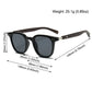 Trendy Retro Wood Grain Unisex Polarized UV Protection Sunglasses