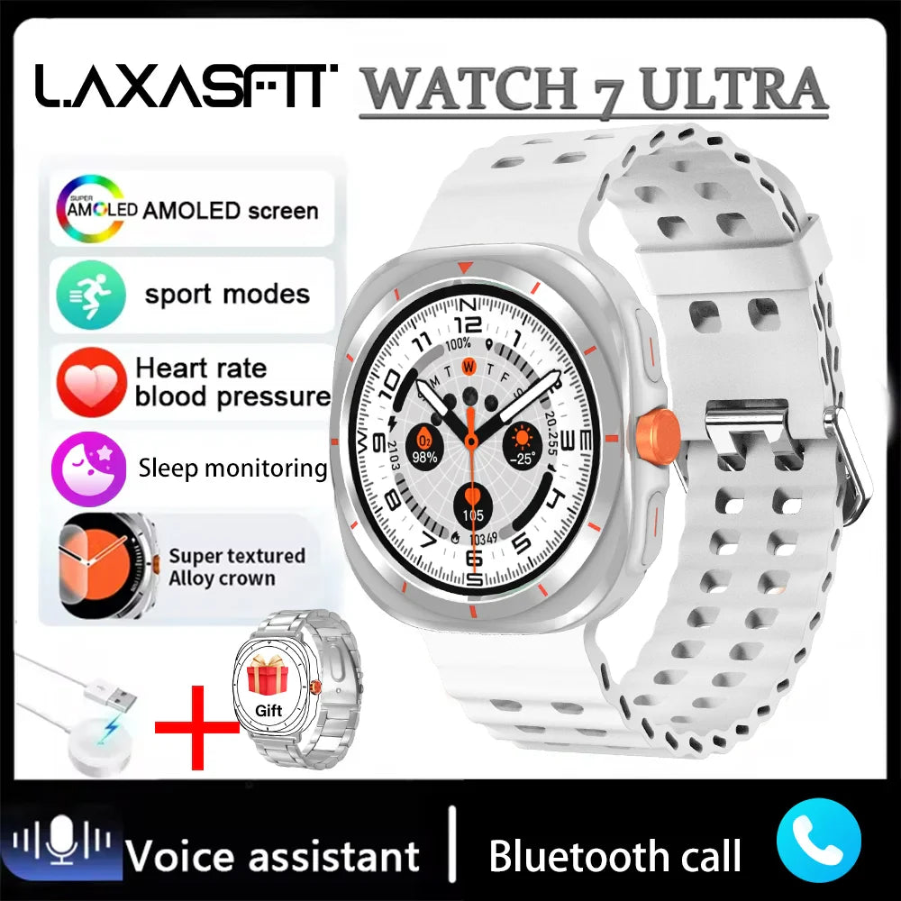 SeniorSafe Large Display Health Monitoring & Emergency SOS Senior Friendly Smartwatch