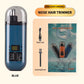 Professional 2 In 1 Rechargeable Ear & Nose Hair Trimmer Clipper with Battery Display