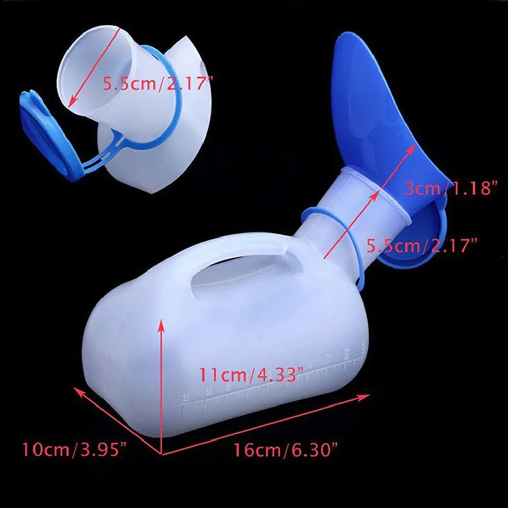 Unisex Portable Large Capacity Spill-Proof Urinal