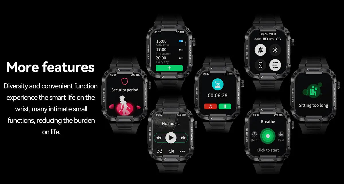 Robust Extremely Durable Waterproof Smartwatch