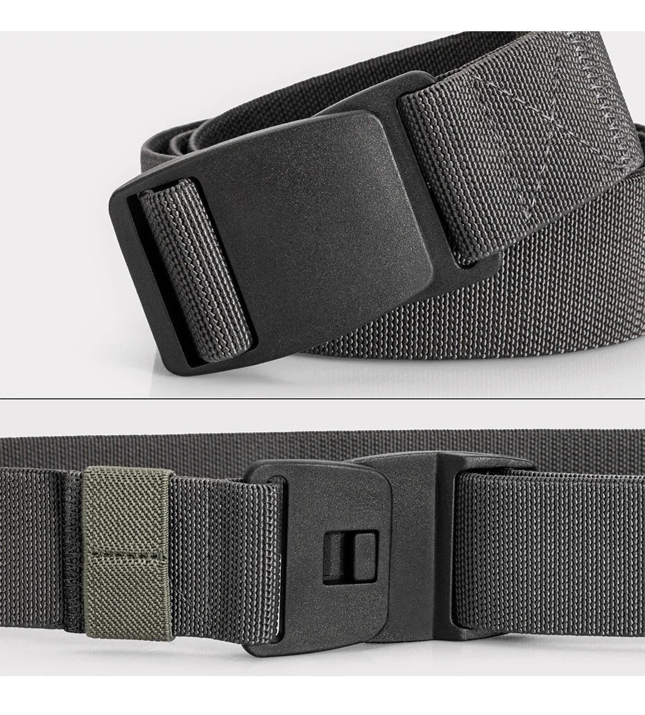 Large Size Polymer Buckle Elastic Stretch Belt