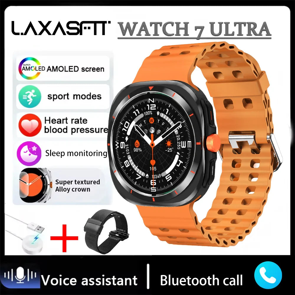 SeniorSafe Large Display Health Monitoring & Emergency SOS Senior Friendly Smartwatch