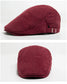 Vintage Corduroy Front and Back Wear Newsboy Flat Cap