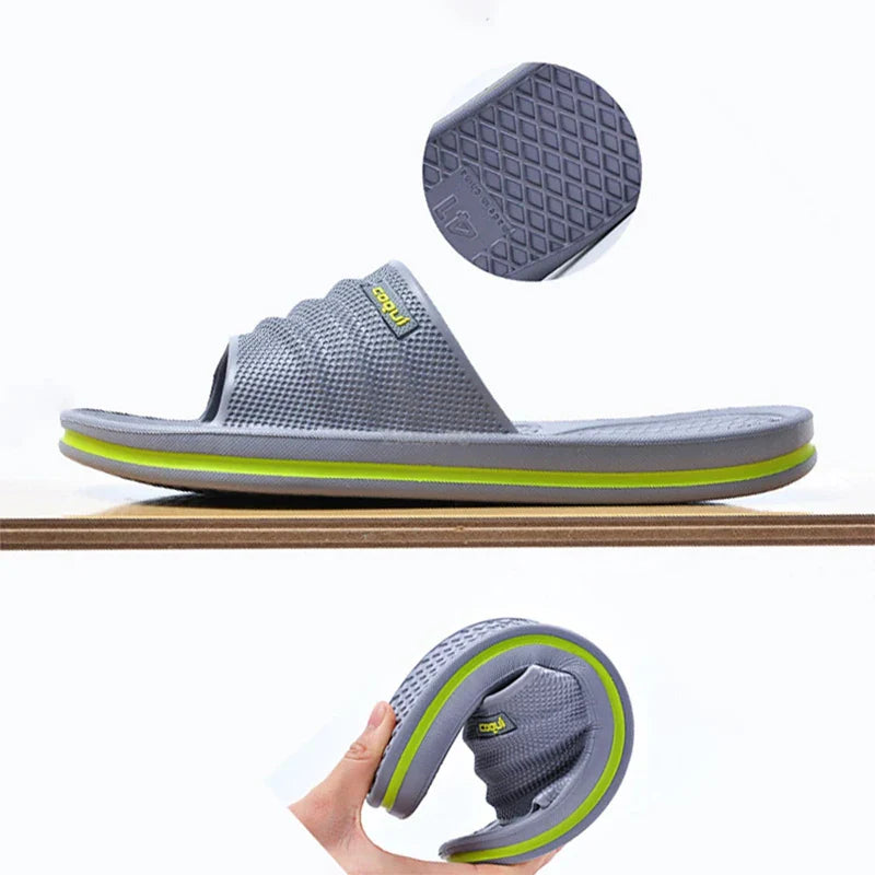 AquaCush EVA Thick Cushioned Ergonomic Non-slip  Water-Resistant Slippers